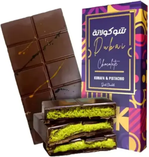 Dubai Chocolate Bar Pistachio Cream Kunafa 200g